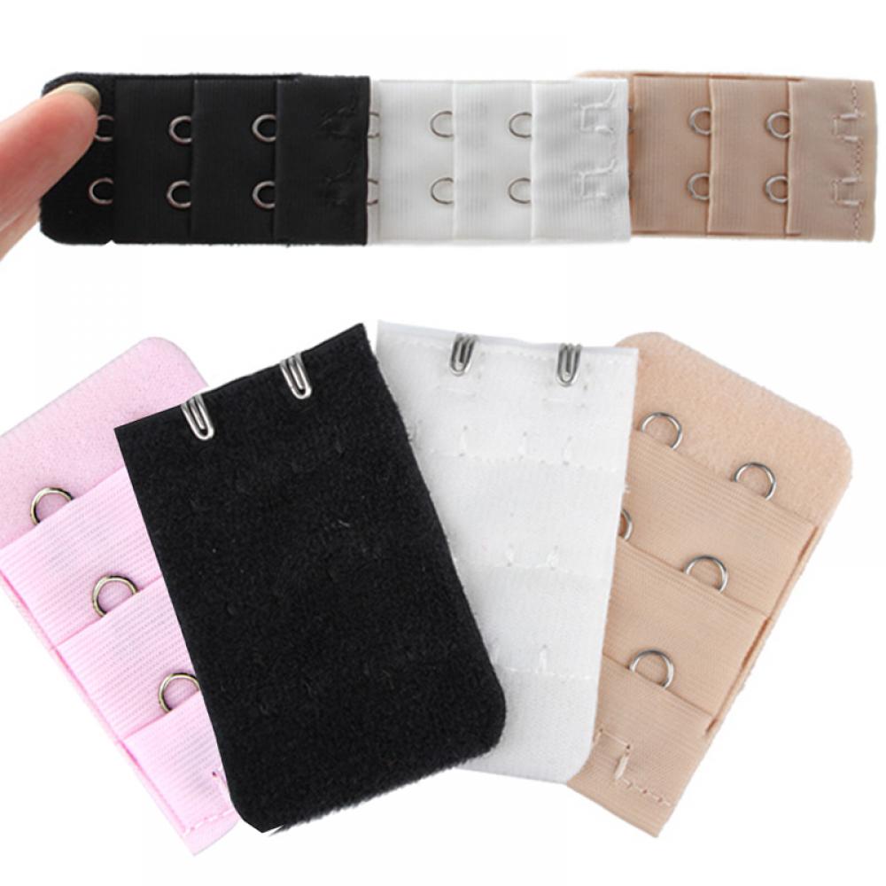 5pcs Bra Extenders Strap Buckle Extension 3 Rows 2 Hooks Clasp Straps Women Bra Strap Extender Sewing Intimates Accessories