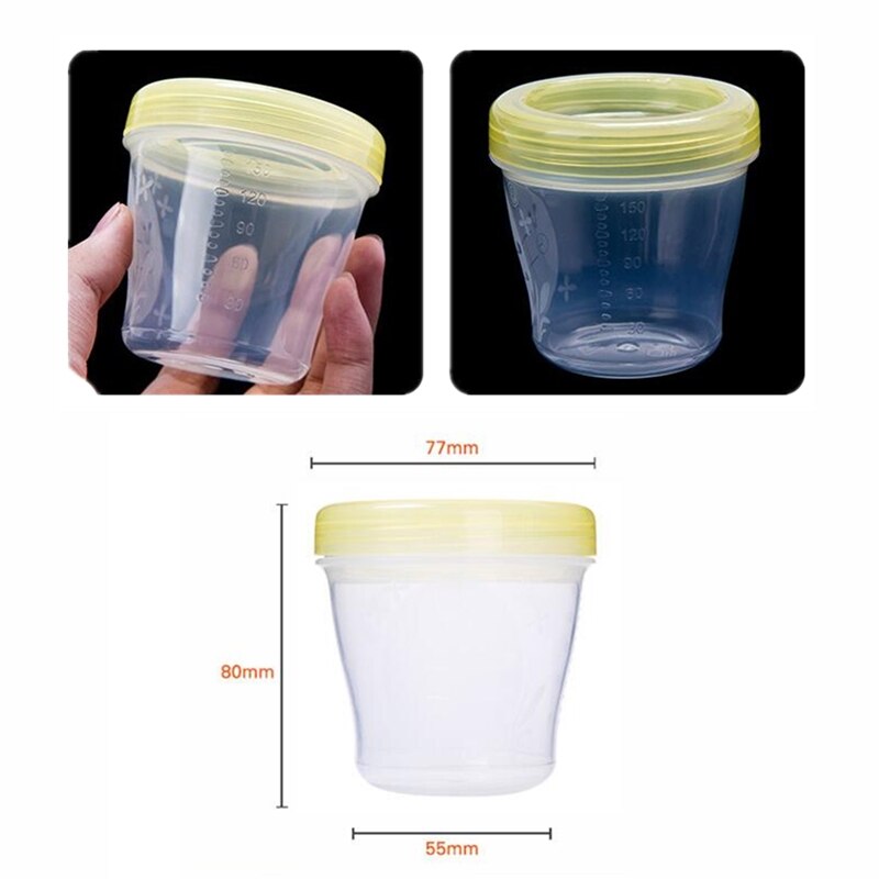 Hoge Capaciteit Baby Melkpoeder Container Melkpoeder Container Babyvoeding Opbergdoos Dubbele Laag Zuigelingen Voeden Doos Voor Pasgeboren