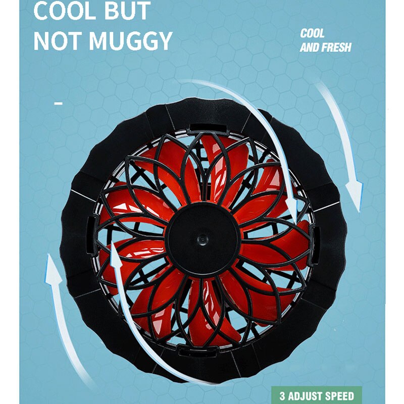 12V USB Cooling Work Clothes Air Conditioning Jacket with 2 Fans UV Resistant Cooling AC Fan for Summer High Temp Outdoor Work