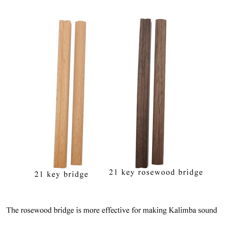 Kalimba de 21 teclas, juego de llaves talladas, puente de notas, teclado, Pulgar, Piano, piezas de repuesto, accesorios musicales
