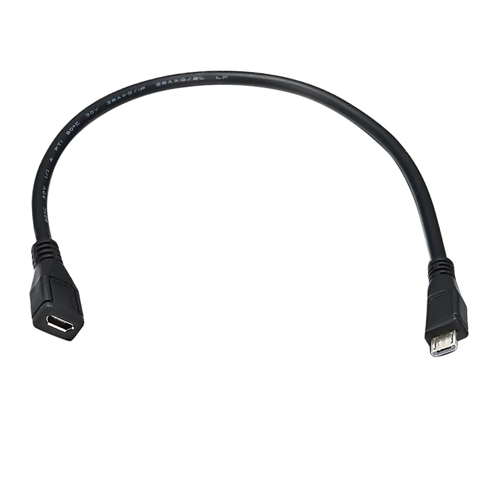 Micro USB 5pin Male to Micro 5pin Female Extention Cable Connector Cable