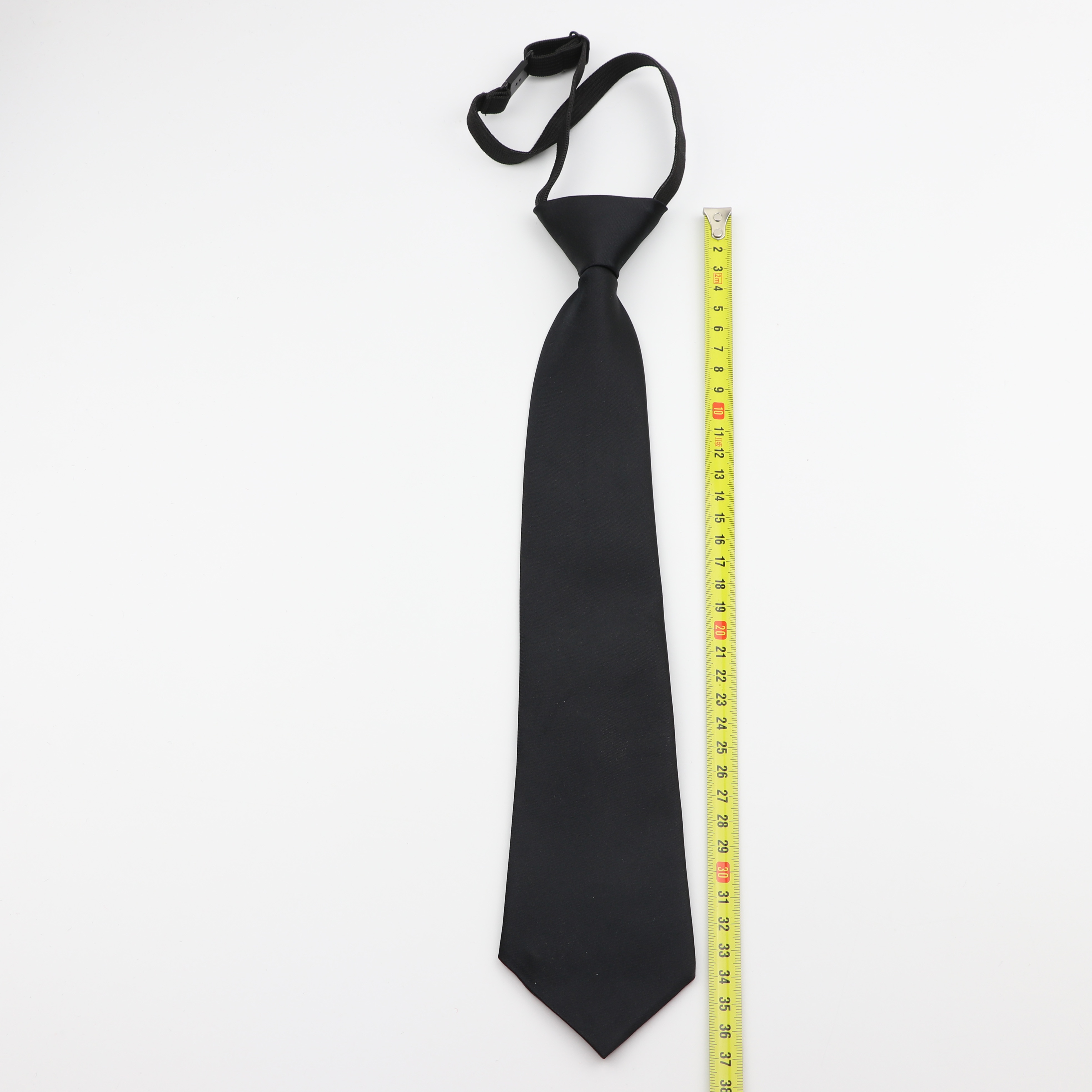 Cravate Slim pour hommes, couleur unie, paresseux, mince, ajustable, bande élastique, largeur 7cm, de styliste, formel, de fête
