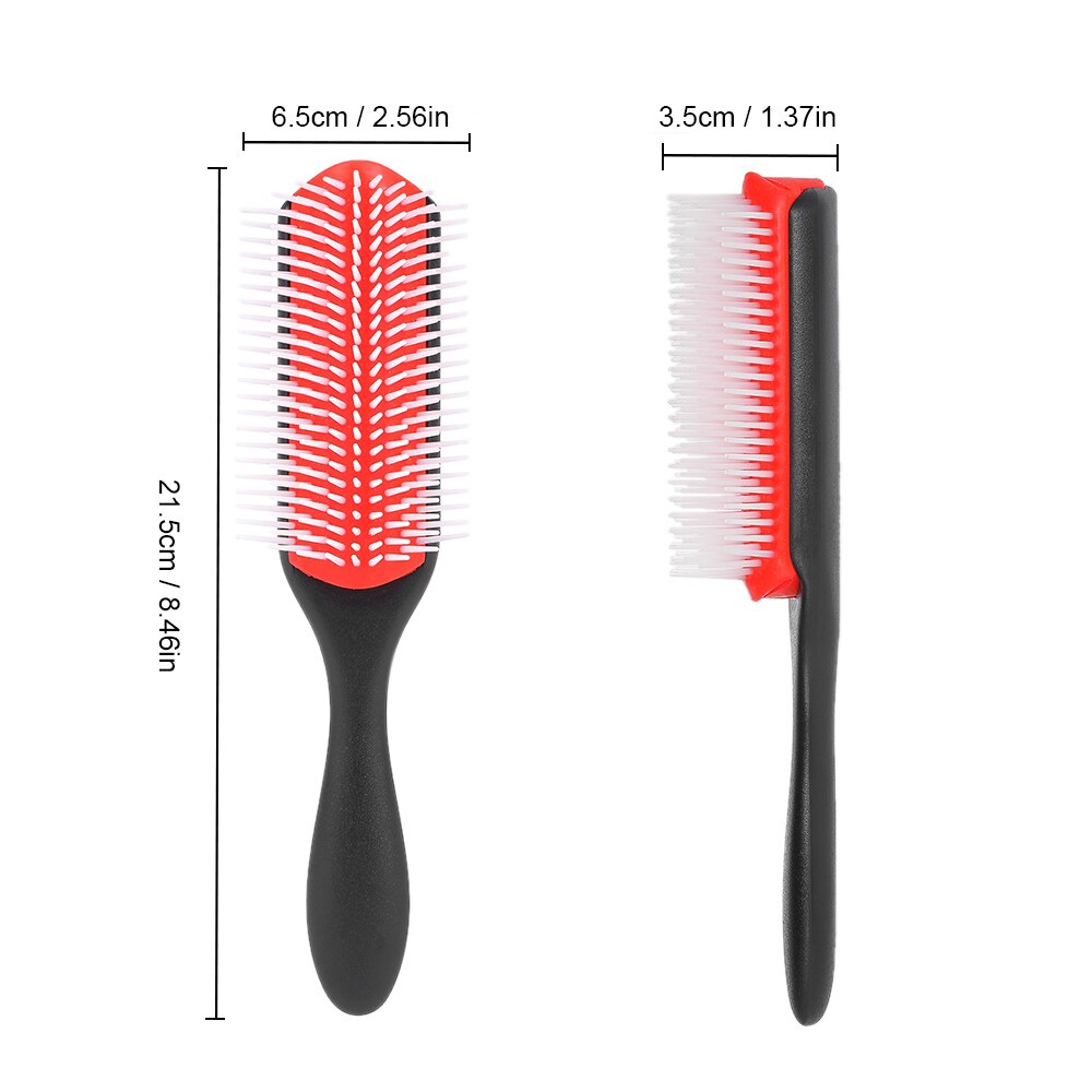 Haar Borstel Hoofdhuid Massage 1Pc Handvat Haarborstel Anti-statische Kam Zachte Ontklitter Hair Curl Straight Beauty Styling Tool