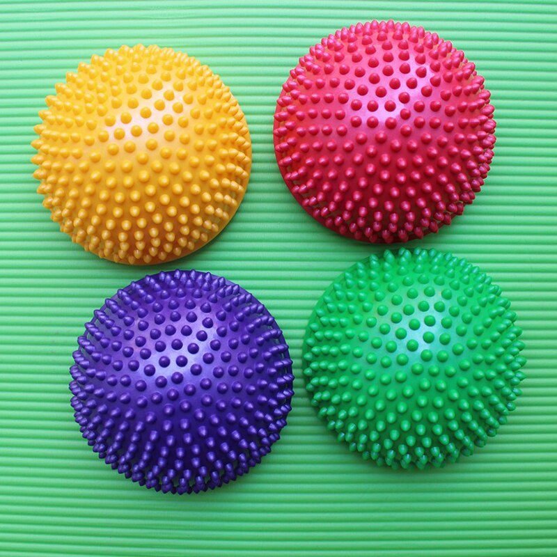 Spiky Yoga Half Bal Voet Massage Ballen Stress Reliever Halfrond Fysieke Pilates Fitness Oefening Balans Vaardigheden Training