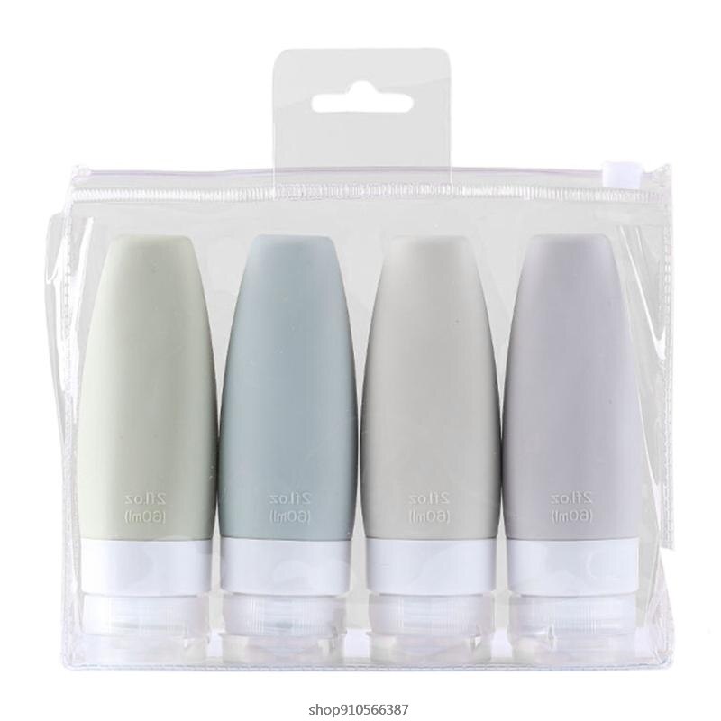 Leak Proof Travel Bottles Set Travel Containers Travel Size Toiletries with Portable Quart Bag Storage Shampoo Lotion: D