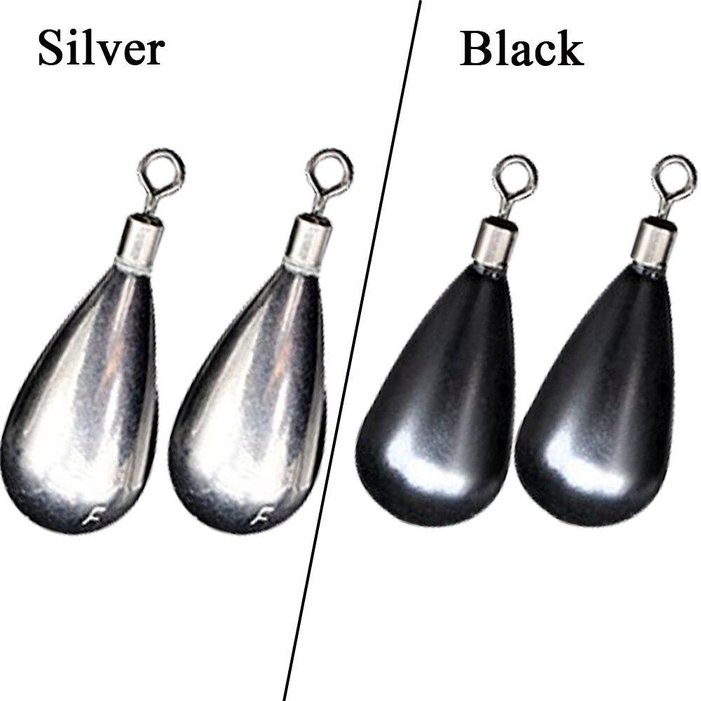 Plomos de pesca de tungsteno, 2 unids/lote, peso de tiro directo, accesorios de aparejos de pesca de carpa, 1,8g, 3,5g, 5,3g, 7g, 10,5g, 14g, 21g