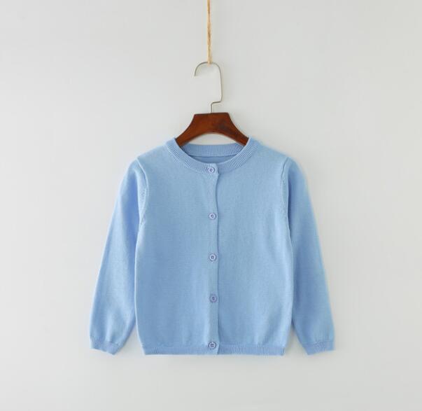 Peuter Baby Jongen Meisje Gebreide Trui Lange Mouwen Ronde Hals Button Vesten Baby Truien Herfst Winter: 3 / 12m