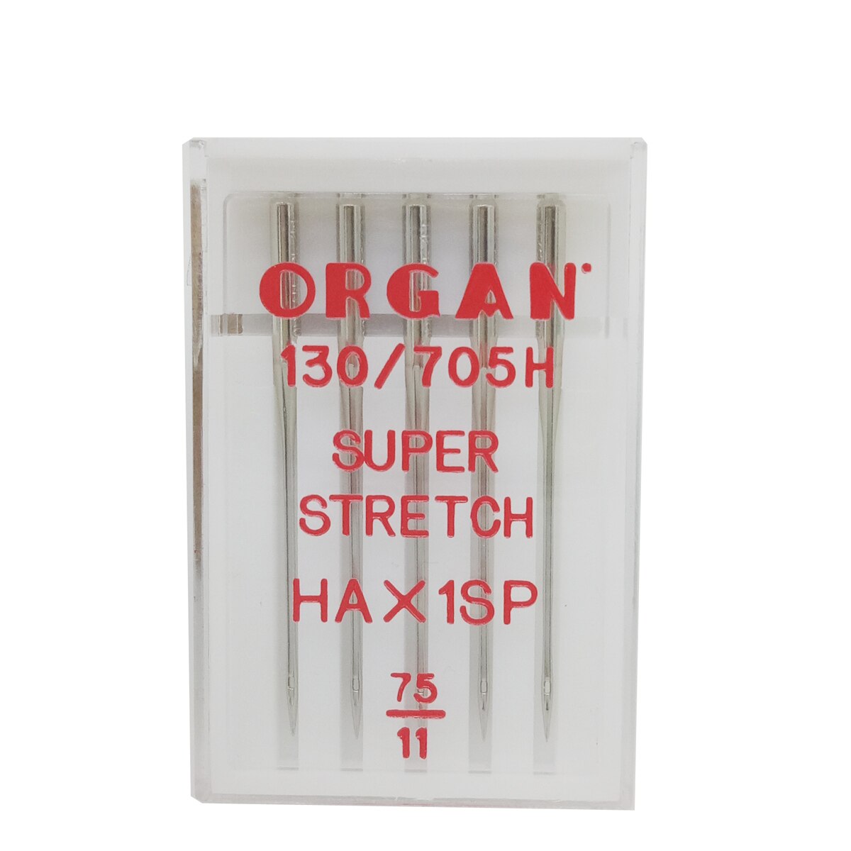 Orgel Super strecken Nadeln Für Elastische Gestrickte Stoff Anti-Jumper Nadel für Heimat Nähmaschine HAX1SP 65 75 90 Kasten Paket: SuperStretch75Kasten
