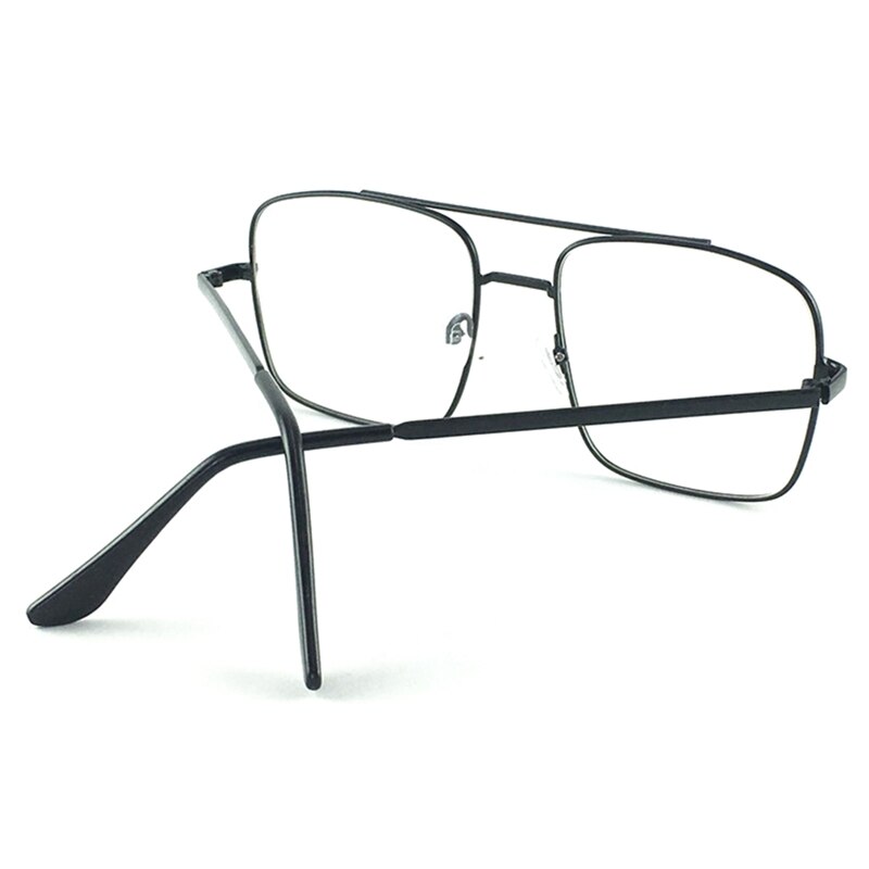 Vintage Gold Metal Frame Eyeglasses Mens Womens Sun Glasses Retro Square Optical Lens Eyewear Nerd Clear Lens Glasses