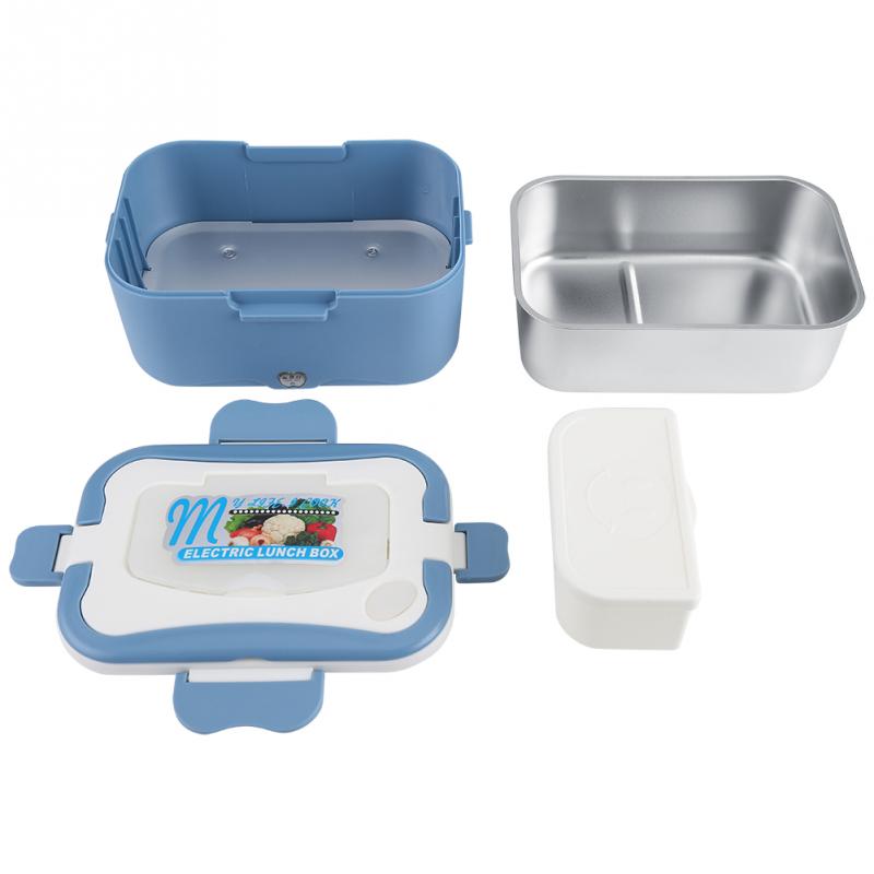 1.5L Portable Electric Lunch Box One-piece Separated Office School Bento Lunchbox Kids Heated Lunch Box Food Container Warmer