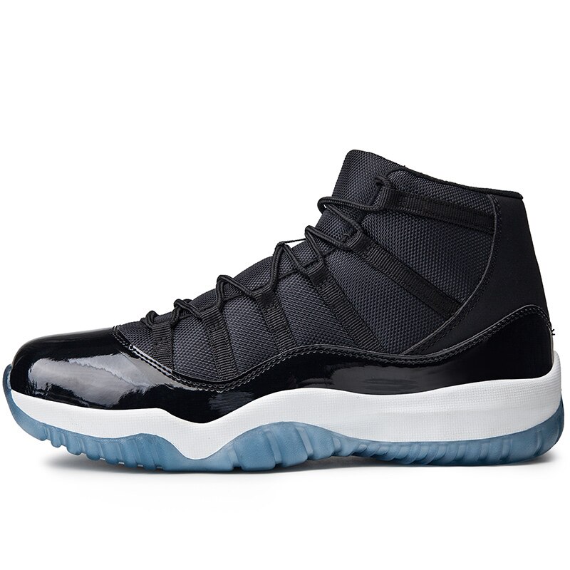 Heren Basketbal Schoenen Jordan 1 Mannen Vrouwen Demping Ademend Basketbal Jordan Retro 11 Hoge Top Gym Training Laarzen: Black / 7