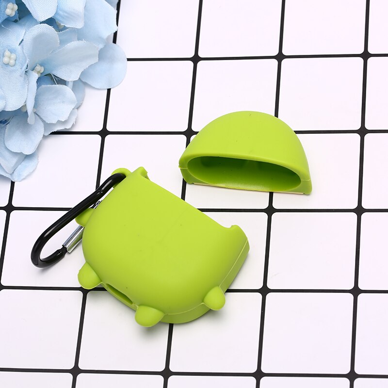 1pc 3d søde avocado silikone øretelefoner beskytte dæksel opladningsetui til airpods