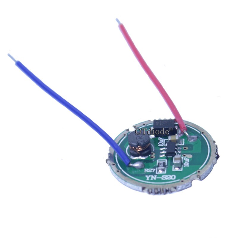 3W Led Driver 17 Mm/20 Mm DC3.7V 1 Modus 5 Mode Led Zaklamp Driver Voor Cree XRE-Q5 /Xpe XP-E/Xbd XB-D Alle Soort 3W Led Licht