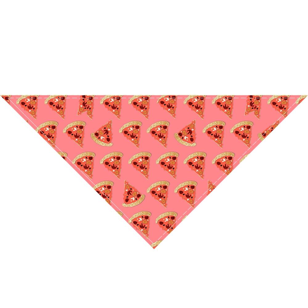 Voedsel Gedrukt Pet Bandana Verstelbare Pet Kat Hond Sjaal Speeksel Handdoek Warm Neck Kraag Halsdoek Tie Bib Bandana Dierbenodigdheden: Style 4 / M