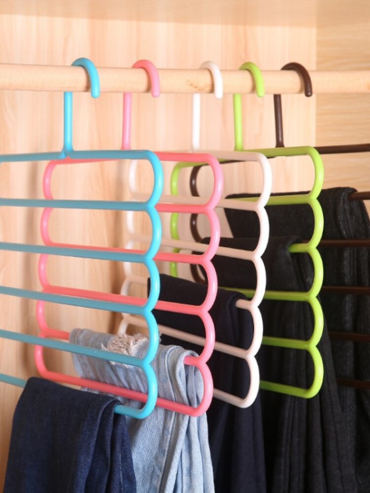 3 Stuks Kleding Rek Hangers Voor Broek Non Slip Droog Rek Multifunctionele Broek Hanger Tie Sjaals Riem Handdoek Multi