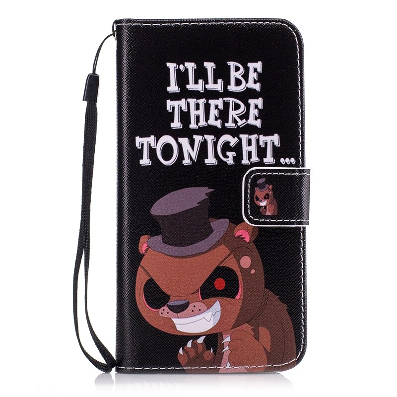 Funda de cuero con tapa para Huawei, carcasa suave tipo billetera para Huawei Y5 II 2 Y5II / Y6 ii Compact CUN-U29 CUN-L21, Honor 5A CUN-L01 CUN U29 L21: Cute Bear