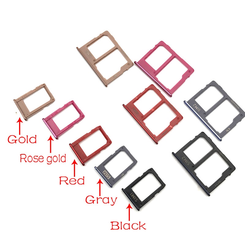 For Samsung Galaxy J6+ J610F J6 Plus/J4+ J415F J4 PLUS 6.0 inch SIM Card Tray Slot Holder Adapter Accessories