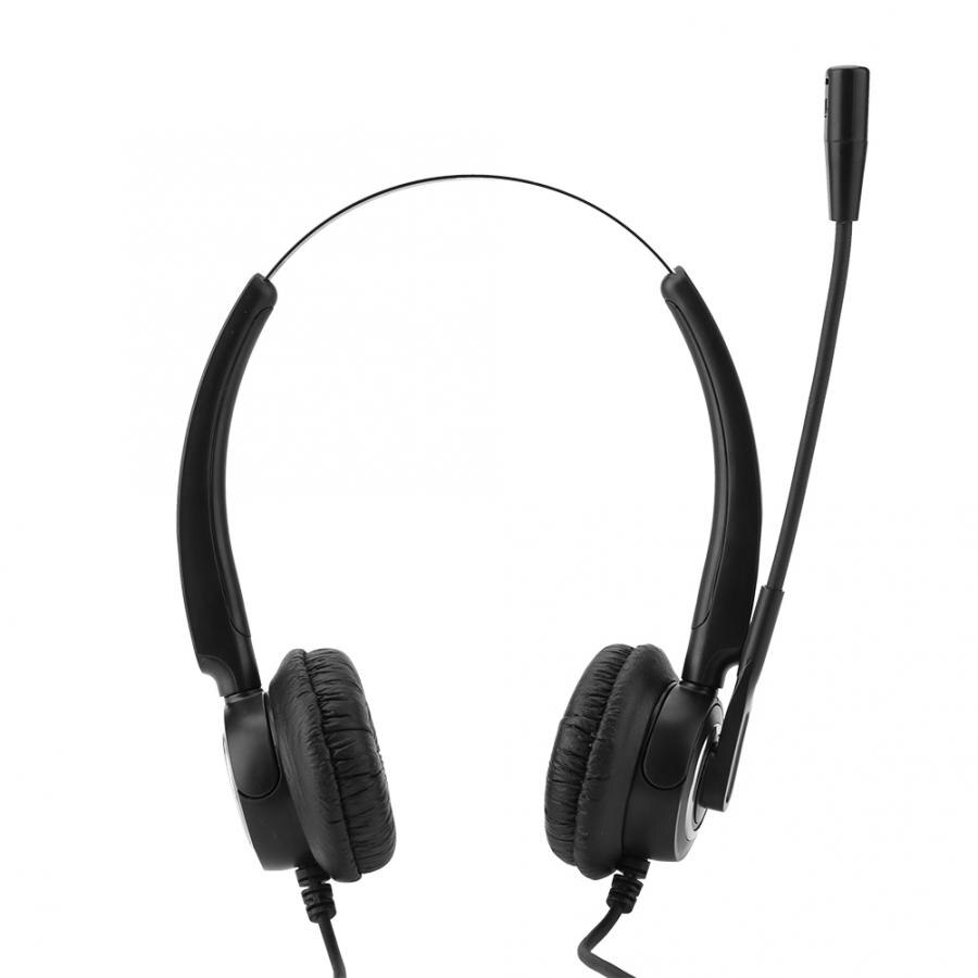 Casque de Center d'appel casque RJ9 avec Microphone suppression du bruit contrôle du Volume muet pour boîte d'appel/réseau VOIP téléphone PC jeu