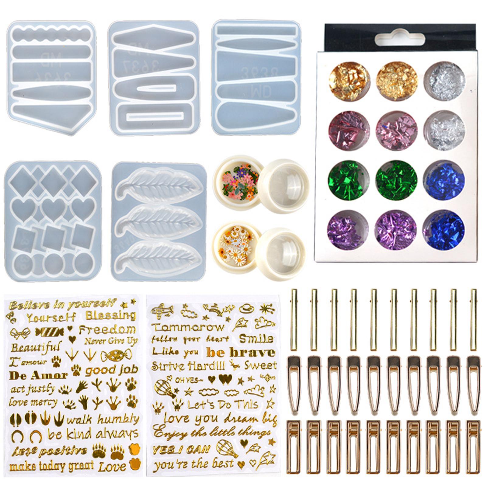 51Pcs/Set DIY Resin Mold Casting Silicone Mold For Resin Jewelry Making Tools Epoxy Resin Molds эпоксидная смола