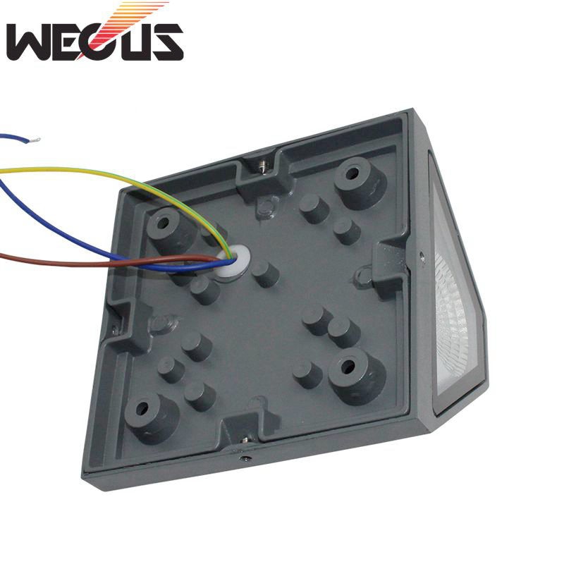 (Wecus) Led Waterdichte Wandlamp, Spuitgieten Outdoor Wandlamp, Engineering Verlichting Hek Tuin Countyard