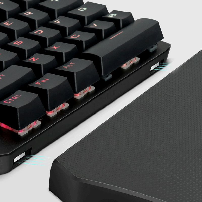 K700 One-hand Mechanical Gaming Keyboard RGB LED Backlight Outemu Switch Macro Defines 44 Keys Keyboard