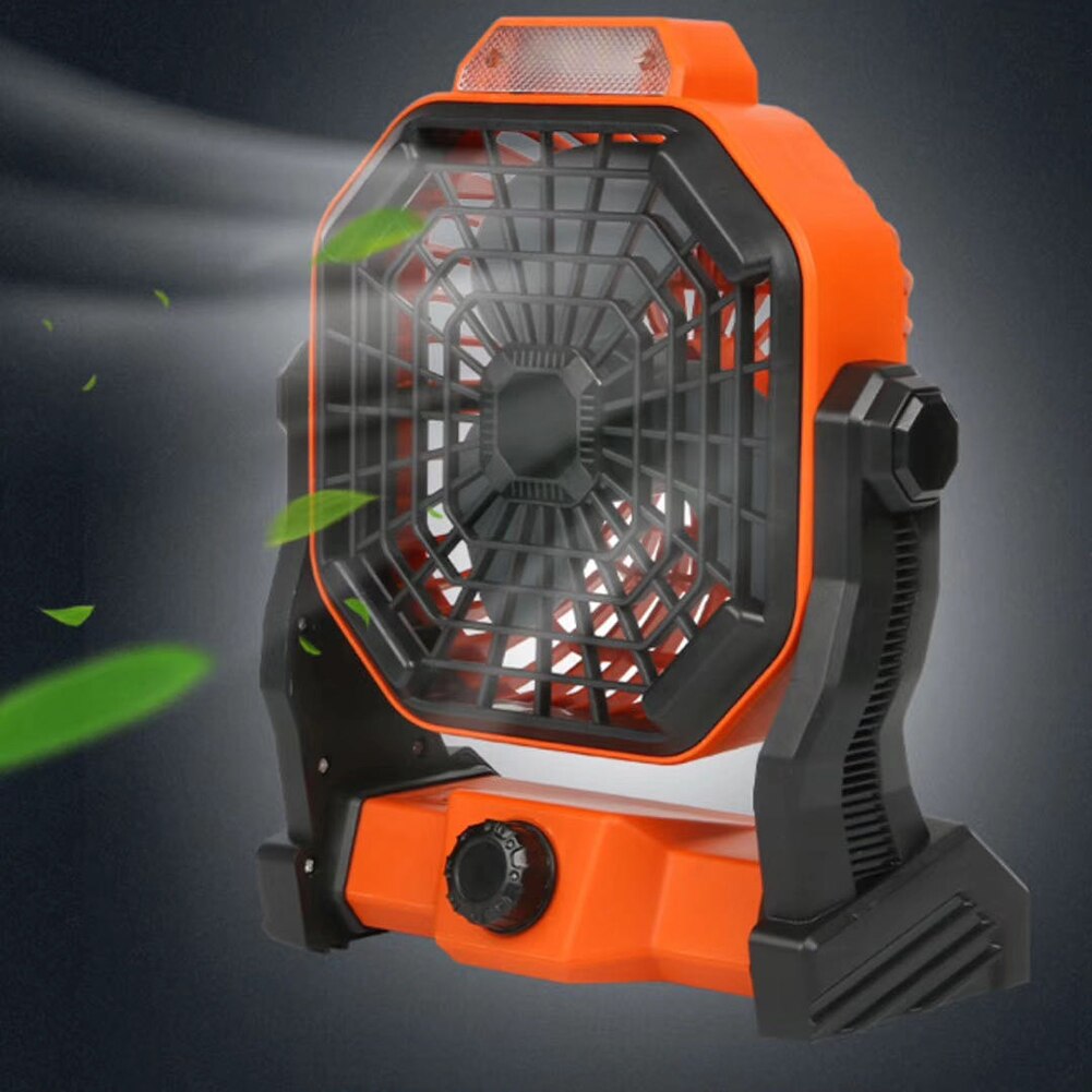 Electric Mini Portable Air Conditioner Desktop Air Cooling Fan for Car Home Office with LED Night Light Flashlight 3 Speeds