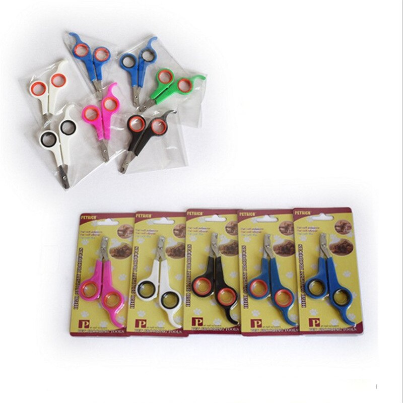 Coupe-ongles en acier inoxydable pour chien et chat, ciseaux de toilettage, fournitures pour animaux de compagnie