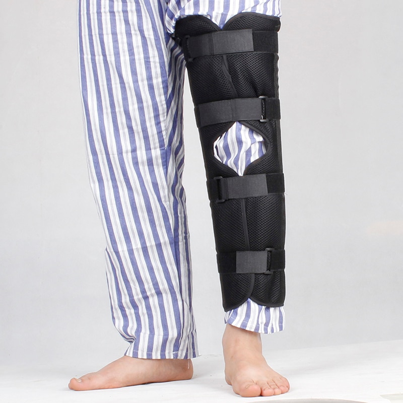 Knie Brace Ondersteuning Pad Patella Knie Bevestiging Orthopedische Been Houding Corrector Fracturen Spalk Guard Knie Ondersteuning Links Rechts