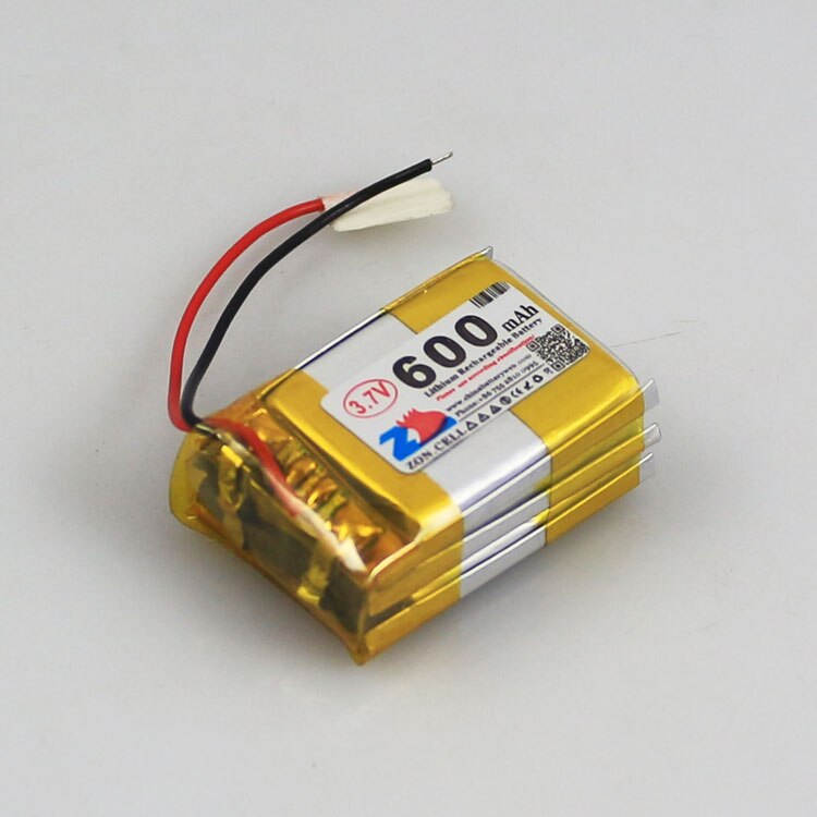 In de 600mAh 402030*3 3.7V lithium polymeer batterij 402030x3 tachograaf 122030 Oplaadbare Li-Ion Cel