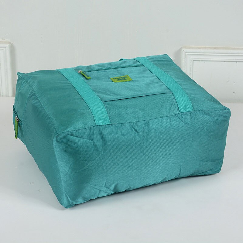 Foldable Waterproof Nylon Travel Bags Women Men Large Capacity Folding Suitcase Storage Bag Shoulder Bags Weekend Bag