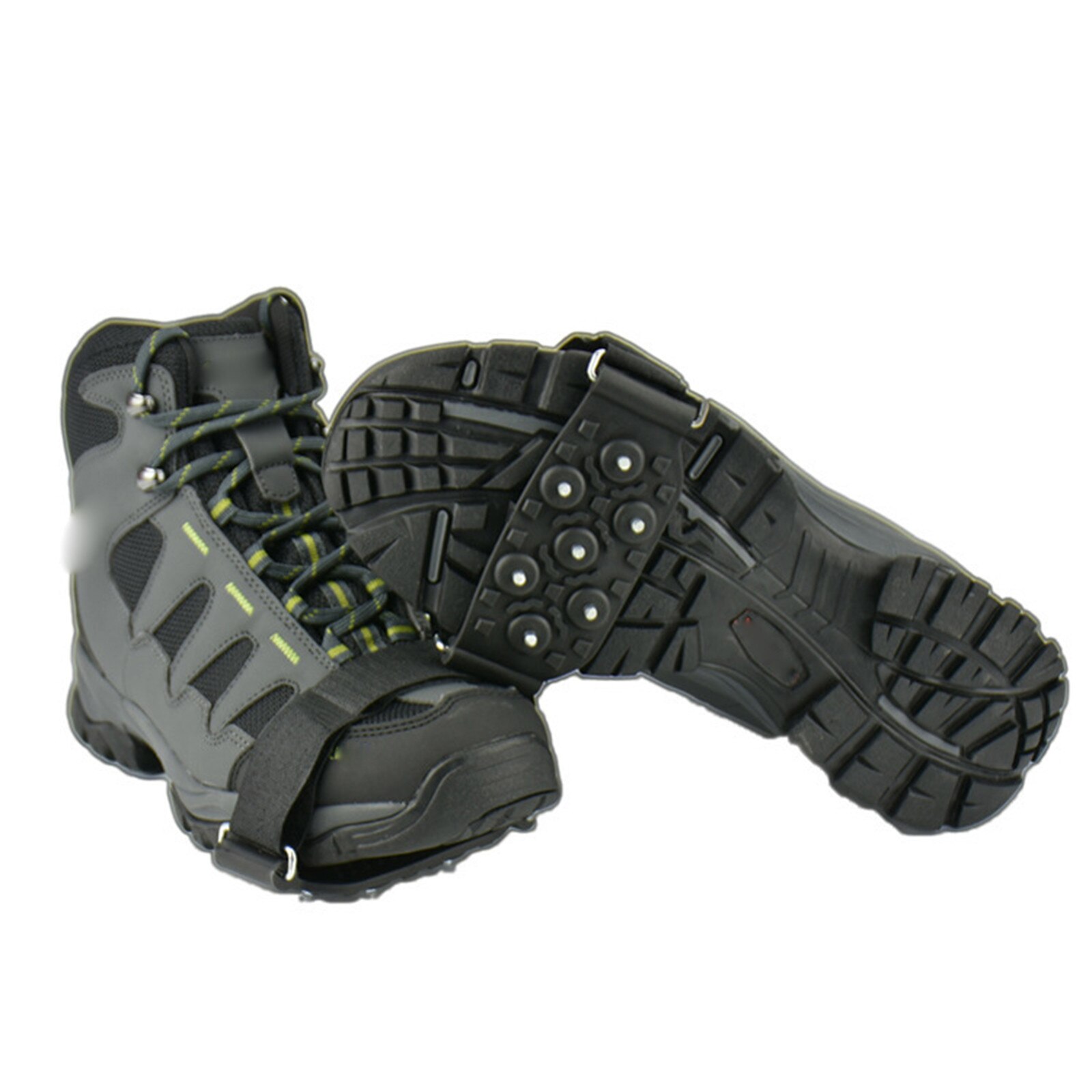 1 Pair Ice Snow Gripper Antiskid Non-slip Elastic Shoes Boots Spikes Grips, Shoe Covers Crampons For Outdoor #30