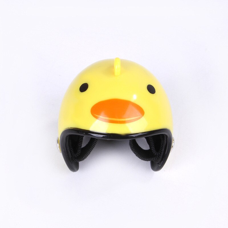 Pet Helm Kip Helm Kleine Huisdier Harde Hoed Vogel Eend Kwartel Hoed Hoofddeksel Huisdier Vogel Hoofd Leger Helm Kleine dier Benodigdheden: Yellow Duck