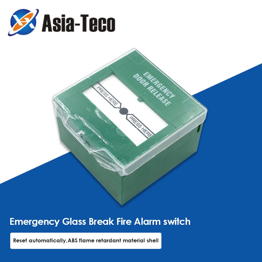 Glass Break Fire Alarm switch Fire Emergency Door Release Urgent Button RB86 Exit Release Switch With Cover