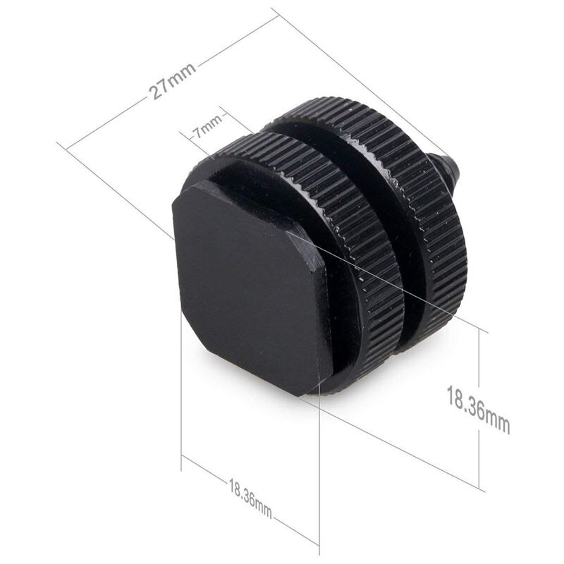 Kamera Schuh montieren zu 1/4Zoll-20 Stativ Schraube Adapter, Blitz Schuh Halterung für DSLR Kamera Anlage (Pack von 4)