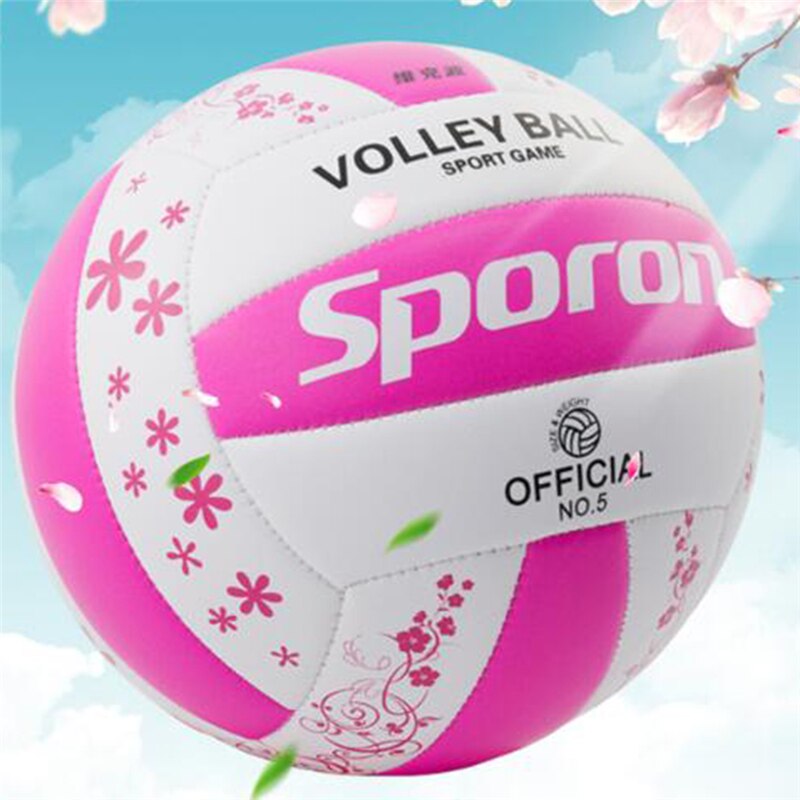 Bola de voleibol suave de PVC de una pieza, Balón de competición de entrenamiento , balonmano de playa estándar internacional, interior y exterior: style 3