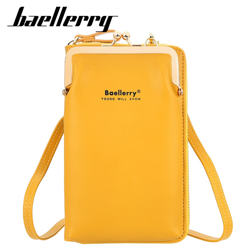 Baellerry Vrouwen Schoudertassen Multicolor Mobiele Telefoon Tassen Voor Vrouwen Effen Kleur Vrouwelijke Crossbody Tas Bolsa Messenger Handtas