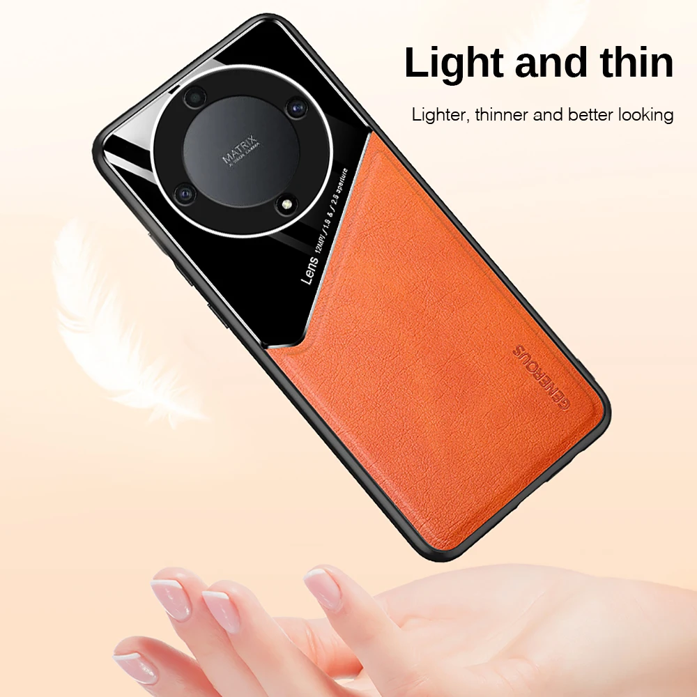 Støtsikkert deksel til honor magi 6 lite magi 5 pro  x9b x8b x9a x8a honor 90 70 lite beskyttelsesdeksel magnetisk holderdeksel