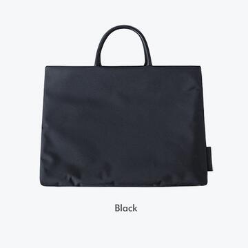 Zebella Business Simple Style Nylon Briefcases Men Female Bags Briefcase Bag Solid Office Bags For Male Laptop 13 inches: black