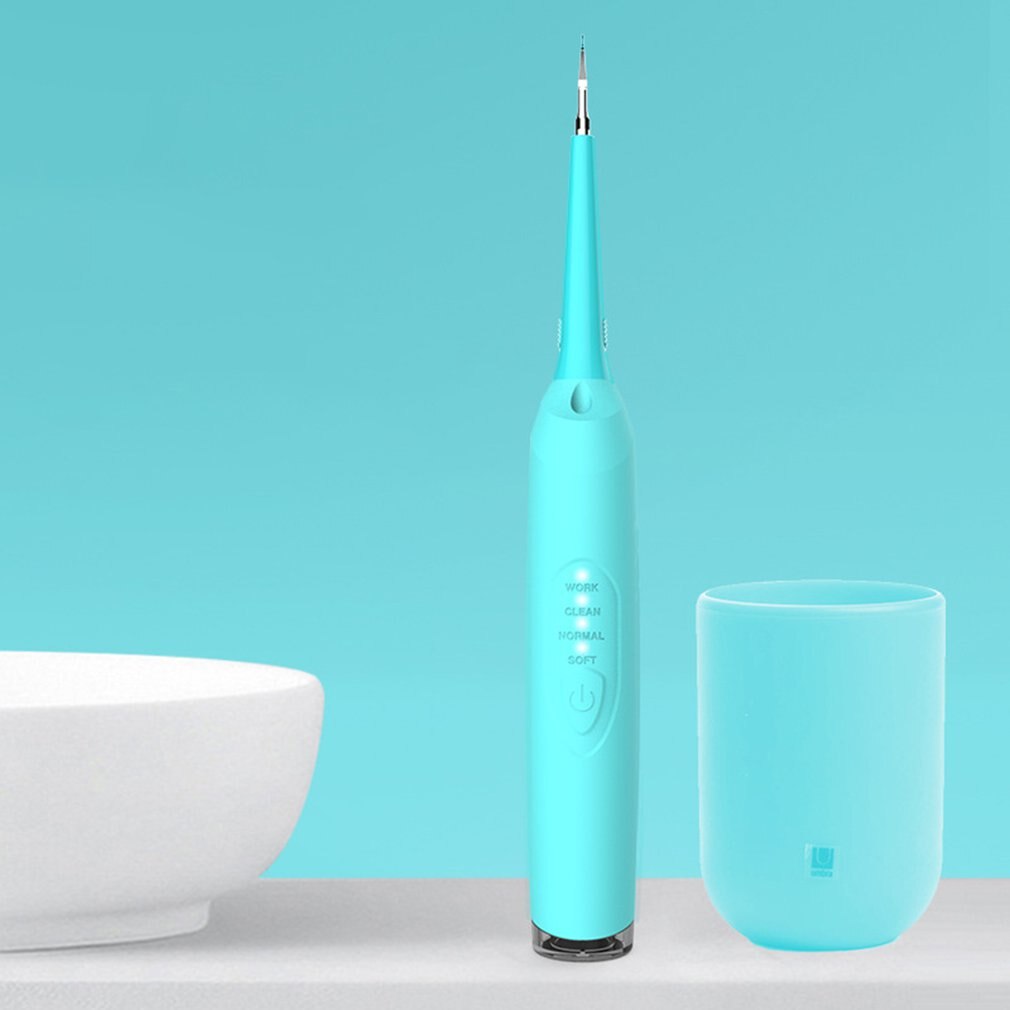 YJK031 Electric Ultrasonic Tooth Cleaner Household Calculus Remover Tartar Dirt Removal Artifact