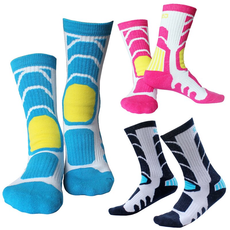 1 Pair Outdoor Sports Socks Children Anti-sweat Anti-slip Breathable Roller Skating Skiing Cycling Hosiery Accessories