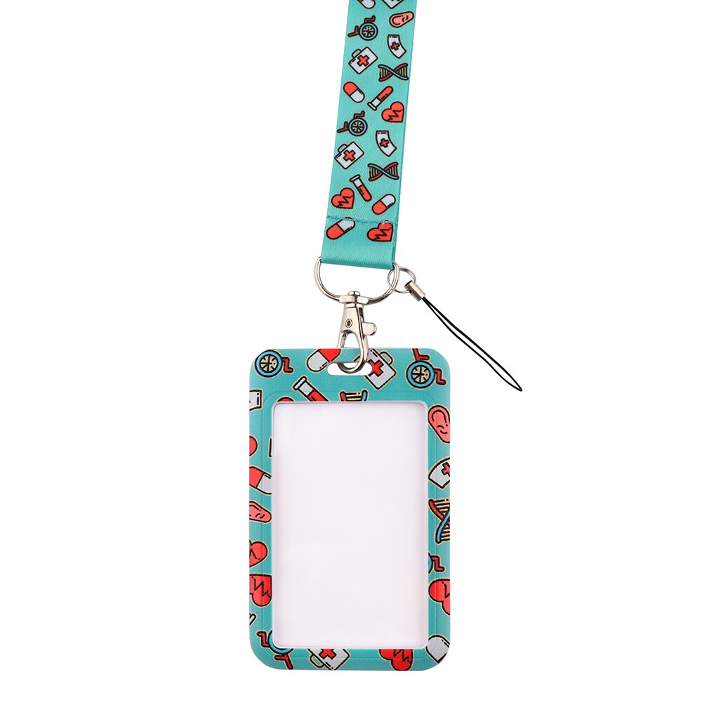 CB256 estudiante enfermera Doctor insignia Clip dibujos animados Tarjeta De Nombre de identificación titular de la insignia accesorios