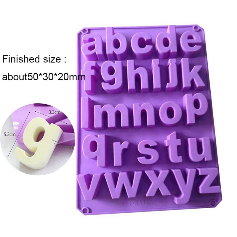 Mallen Voor Beton Letters Cement Nummers Mallen Alfabet Mallen Siliconen Nummer Mallen: plum