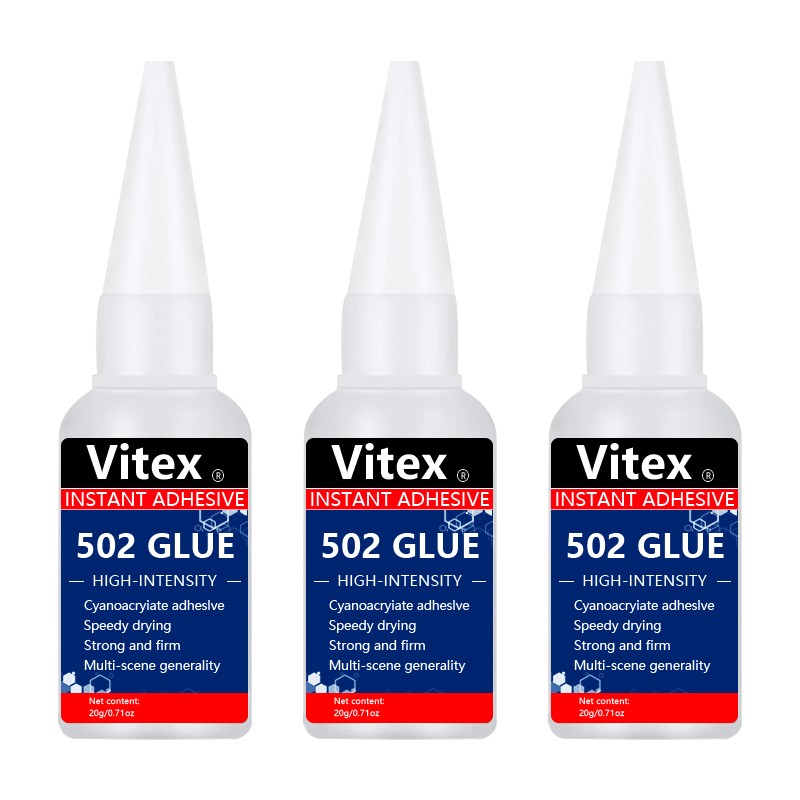 LOOLIFL 20g Wood Rubber Metal Glass Super Liquid Universal Shoe Repair Glue Stationery Store 502 Instant Strong Bond Leather: Colored