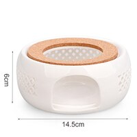 Mini Draagbare Theepot Houder Kaars Warmer Thee Warmer Isolatie Base Koffie Thee Heater Kaarshouder Thee Accessoires: C