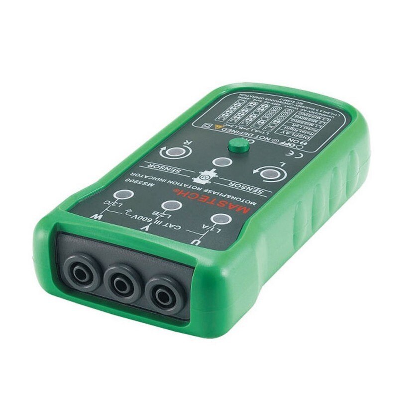 Mastech MS5900 3 Motor Meter Sequence Tester LED Field Rotation Phase Indicator