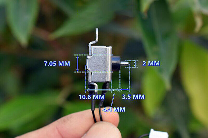 DC 3V-6V Mini DC Solenoid Electromagnet Push Pull Through Type Micro Electric Magnet For Powerful pull switch 3mm Stroke