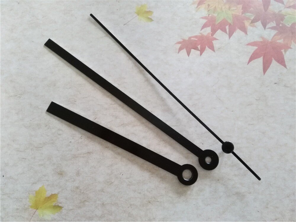 50Sets Metal Black Color Clock Quartz Hands For DIY Wall Clock Parts Fast