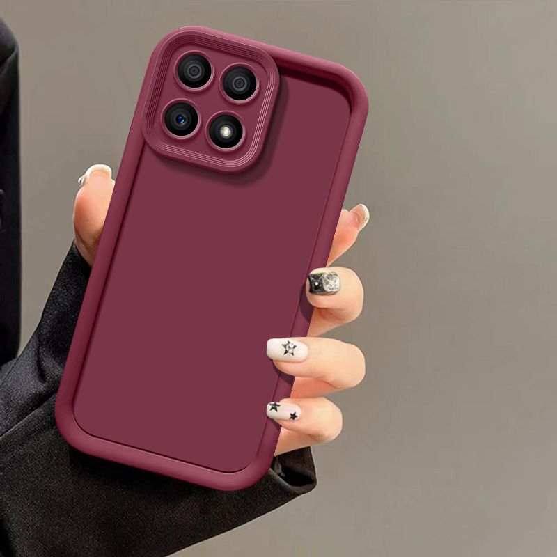 Para Honor X6A funda Honor X6a funda de teléfono paquete completo mate anticaída cubierta protectora suave: Azul cielo