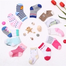 1 USD 2 pairs of baby cotton socks 0-1-3 year old baby socks autumn and winter children socks