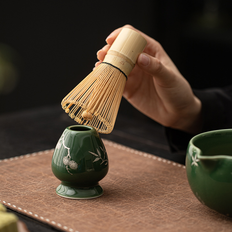 Matcha Whisk Set Easy To Clean Matcha Tea Set Versatile Matchas Whisk and Bowl Set Sturdy Teaware Kit Include Tea Bowl Kit